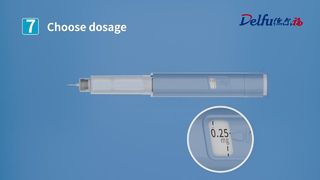 Delfu Auto Injector Pen Entrega fácil de medicamentos