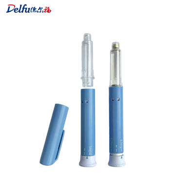 Pen Injetor de insulina descartável com cartuchos de 3 ml e dose de 0,5 ml