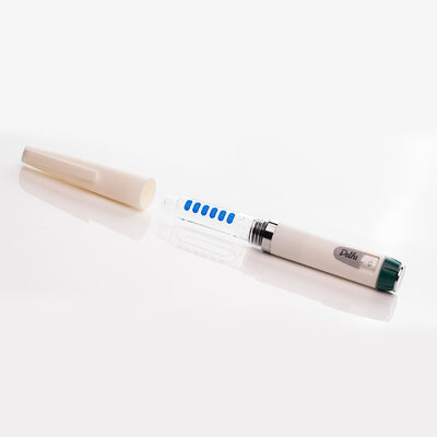 Caneta de insulina para diabetes descartável Incorporando plástico e metal de qualidade médica Oferecendo controle de dosagem de insulina de precisão