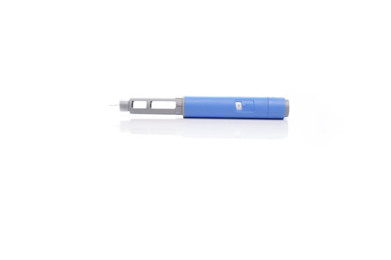 Caneta de Injecção Automática com Retracção Automática da Agulha 24 meses de vida útil e temperatura de armazenamento de 2°C a 25°C